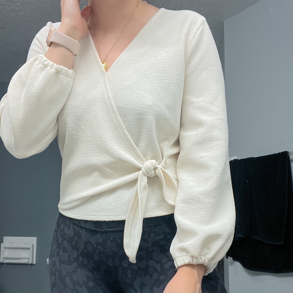 Madewell wrap top